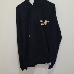 Gallery Dept Black and Gold Men's Hoodie